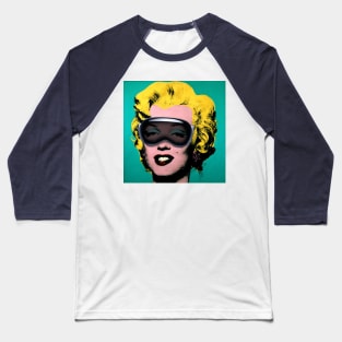 Vision on Marilyn Warhol Baseball T-Shirt